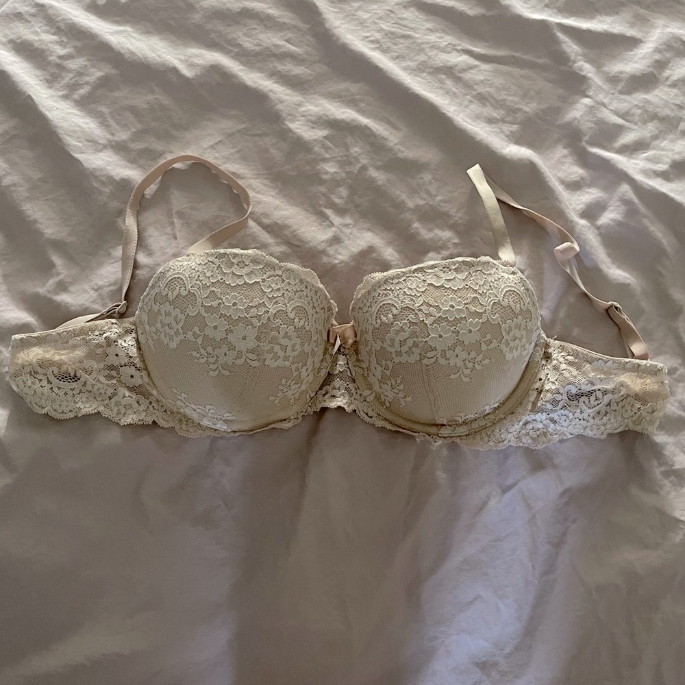 Nude Lace Bra 💛